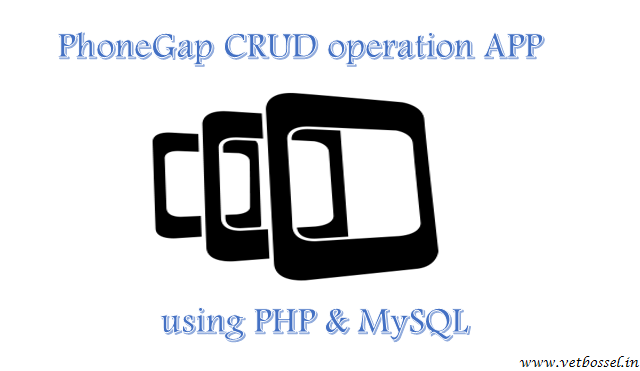phonegap crud operation app using php mysql