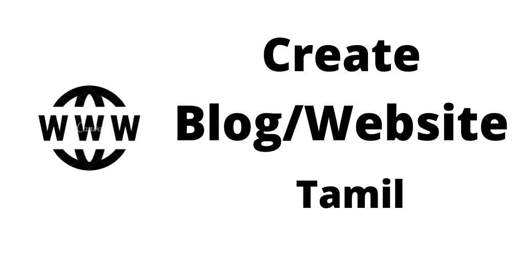 create blog website tamil