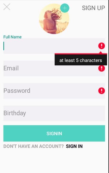 android login register firebase