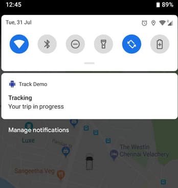 track user location android studio java