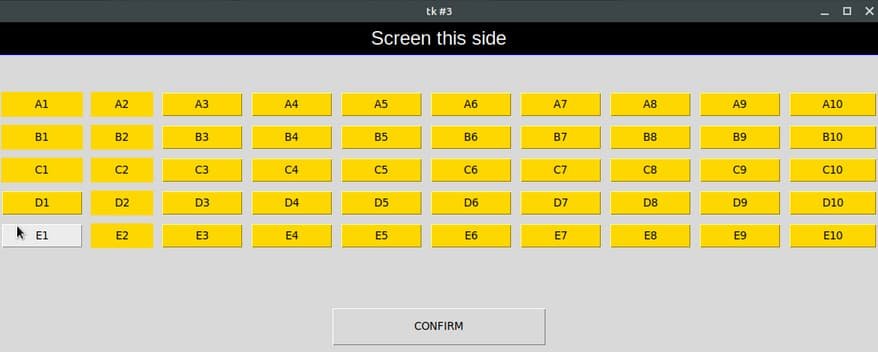 movie ticket booking system project python