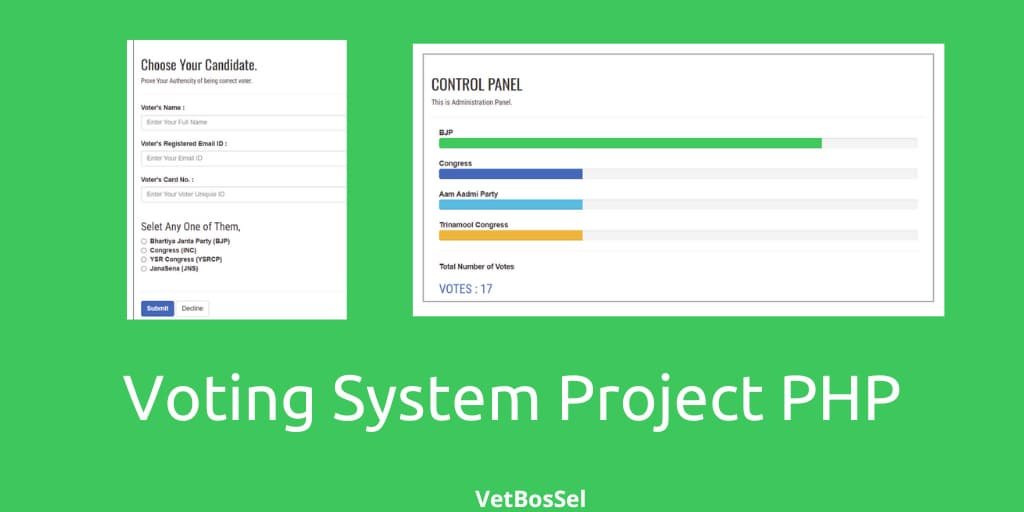 Read more about the article Voting System Project PHP