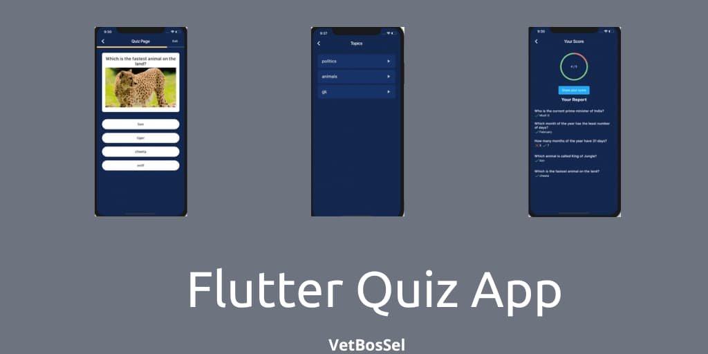 Read more about the article Flutter Quiz App Source Code