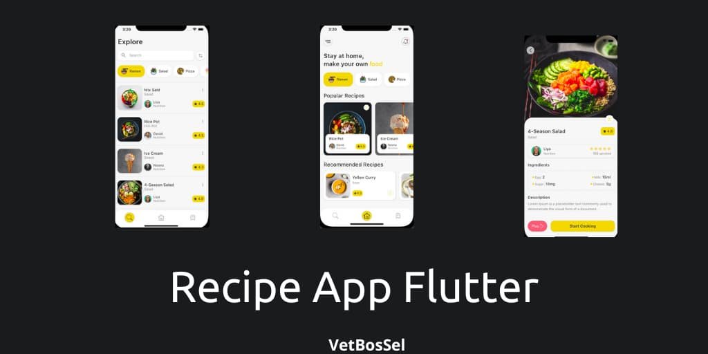 Read more about the article Recipe App Flutter